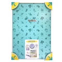 【在庫処分】掛け紐 ミッキーエンブレムプレート フック ロック機能付き ワンタッチ前開き方式 (51x73.5cm) ホワイト 1000ピース用 セーフティパネル 付属 ディズニー専用 パズルフレーム アルミ製 【日本製】 テンヨー(Tenyo)