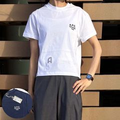 【2025春夏物モデル】☆1/30入荷☆A.P.C. アーペーセー ロゴ刺繍 Tシャツ Boxy Rue Madame Tシャツ 半袖 COHBM F26389 レディース