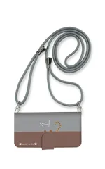 iPhone14ProMax ケース 手帳型 アイフォン14 プロマックス スマホケース 携帯ケース かわいい 猫 ねこ 可愛い 大人 可愛い 大人女子 パステル ストラップ付 カラー06