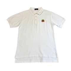 中古 バーバリーズ Burberrys 半袖ポロシャツ クリーニング済み 白 90s USA製 メンズ Lサイズ 相当