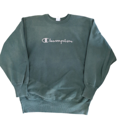 90s Champion チャンピオン リバースウィーブ スウェット USA製 緑