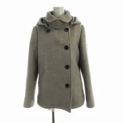 アーバンリサーチ ドアーズ URBAN RESEARCH DOORS ショールカラー2WAYショートコート フーディー 40 グレー DR77-27M711 /RO