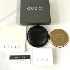 ✴︎箱あり✴︎ GUCCI グッチ レザーケース コンパクトミラー