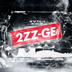 2ZZ-GE RED STICKER - ステッカー