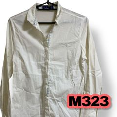FRED PERRY(フレッド ペリー)　長袖シャツ　白色　Mサイズ相当　レディーストップス　管理M323