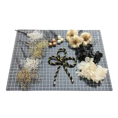 髪飾り あじさい かすみ 花結び組紐 小花 パール 16本 hset18b