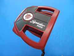 パター 即決 Ｓ７７ テーラーメイド スパイダー ミニ ツアー レッド　オリジナルスチール ３４インチ 日本仕様[3478]即発送
