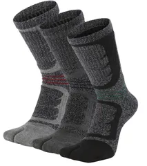 【人気商品】厚底パイル 登山用 トレッキング タオル生地 アウトドア ランニング 男性 スポーツソックス 丈夫な 靴下 厚手 メンズ 綿 2本指ソックス 通勤 足袋 3足セット [WIOIW]