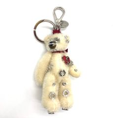 プラダ ベアー バッグチャーム キーホルダー ストラップ クマ PRADA  ABランク 中古