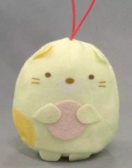 [중고] 키홀더·마스코트(캐릭터) 고양이 시로쿠마의 만들기 봉제인형 치비 마스코트 [스미코구라시]