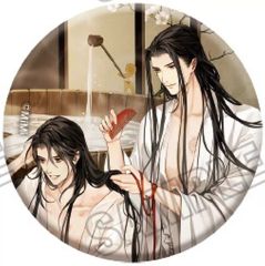 魏無羨＆藍忘機 缶バッジ2点セット75mm - メルカリ
