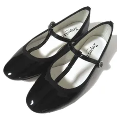 【美品】repetto レペット リボン スエード パンプス 黒 22.5 Repetto 〇レペット repetto CENDRILLON （ブラックスエード