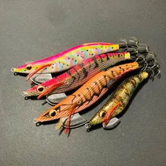 金さんエギ番長3.5号6本セット 0201Gオレンジ・スギ(金) エギ番長 ノーマルシンキング 3.5号