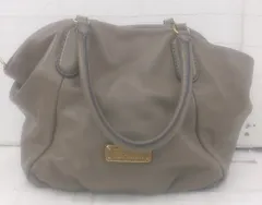 ◇ ◎ MARC BY MARC JACOBS 2WAY ゴールド金具 ハンド ショルダー バッグ グレージュ系 レディース P  【1305240017146】