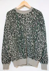 WACKO MARIA レオパード柄 ニット Mサイズ 新品 WACKO MARIA レオパード柄 ニット Mサイズ 新品