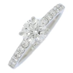 0.61ct/FD:0.19ct/LEHAIM レハイム ダイヤモンド リング・指輪/Pt900-3.1g/6.5号/#46.5/プラチナ/婚約指輪/プレゼント/記念日【♀】【N】【レディース】★■556353【中古】