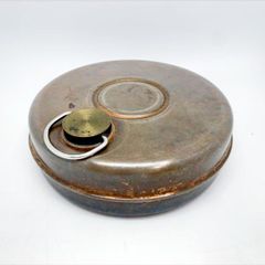D6679◆純銅 ミニ湯たんぽ ゆたんぽ 湯湯婆 お湯 暖房器具 生活道具 レトロ アンティーク 新光堂・L252000-00