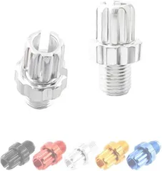 WinJapan ブレーキレバー ボルト 2個 自転車マウンテンバイク アジャスターボルト 調整ネジ ハンドル(シルバー,  M10)