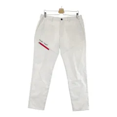 サイズ：L ROUGH&SWELL ラフアンドスウェル  裏起毛パンツ  ホワイト系 [240101428873] ゴルフウェア メンズ ストスト