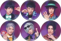 【中古】バッジ・ピンズ 冬組 缶バッジ6個セット(劇中劇ショット『Risky Game』) 「Blu-ray MANKAI STAGE『A3!(エースリー)』ACT2! ～WINTER 2024～」 アニメイト購入特典