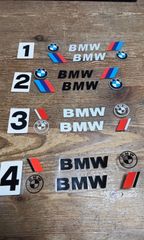 BMW　高品質ステッカー　反射シルバー　2個セット　ワンセットお選びください