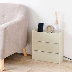 中古・美品/スマホを立てたまま充電できるケーブルすっきりタップ＆ルーター収納ボックス