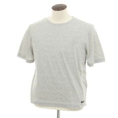 【新品】ルミノア Le Minor コットン クルーネック 半袖Ｔシャツ グレー【サイズ3】【メンズ】