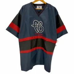 フブ FUBU USA製 ロゴ ナイロンゲームシャツ メンズ  Lのサムネイル