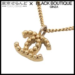 シャネル CHANEL ココマーク ネックレス 07P ゴールド メタル GP ペンダント レディース 101796020