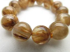 ⭐︎【天然】タイチンクオーツ 丸玉 16mm ⭐︎【天然】タイチンクオーツ 丸玉 16mm 5.7g