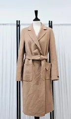 OLIVE des OLIVE(オリーブ デ オリーブ) ハンドメイドコート ウールロングコート ベルト付きコート