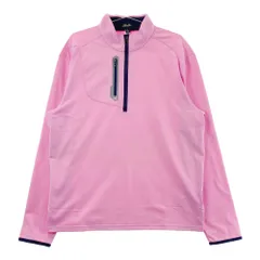 サイズ：L RLX ラルフローレン  裏起毛 ハーフジップ 長袖Tシャツ  ピンク系 [240101406649]# ゴルフウェア メンズ ストスト