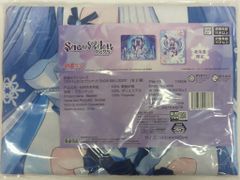 세가 플래티넘 자카 담요 SNOW MIKU 2025 하츠네 미쿠 메인 비주얼