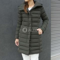 CAPEHORN ケープホーン SANTACRUZ サンタクルス 52570 ストレッチロングダウンコート レディース 749 PEAT/グリーン(金具はガンメタル)
