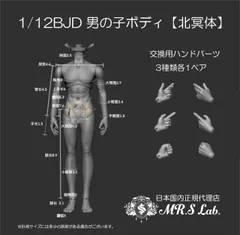 【即納】【琢光BJD】1/12 BJD 北冥体 約14cm