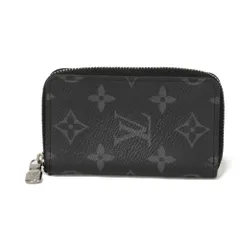 LOUIS VUITTON ルイ・ヴィトン ジッピー コインパース ヴェルティカル ブラック RFID ICチップ マチ付き コンパートメント カードケース ラウンドファスナー モノグラム エクリプス ノワール コインケース M81662