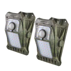 【訳あり】ソーラー充電式 クリップ型センサーライト『クリッパ 迷彩』 2個セット OL-336C OnLord(オンロード)【CHA-41449】