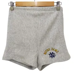 チャンピオン Champion 80S トリコタグ REVERSE WEAVE Notre Dame カレッジプリント スウェット ショーツ メンズ  MEDIUM