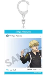 【中古】キーホルダー 松野千冬(挑発) SNS風アクリルキーホルダー 「東京リベンジャーズ」
