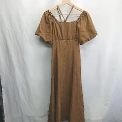 ◇ ⊂ And Couture 半袖 ロング ワンピース サイズ38 ブラウン系 レディース E  【1411280021590】のサムネイル