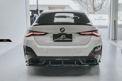 【FUTURE DESIGN 正規品】BMW 4シリーズ G26 440 グランクーペ Mスポーツ リアディフューザー スプリッター 本物DryCarbon ドライカーボン エアロ カスタム