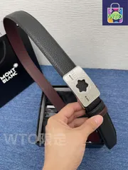 【今日特価】Montblanc モンブラン レザーベルト