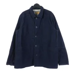 ナイジェルケーボン NIGEL CABOURN ライブロ LYBRO ENGINEER JACKET モールスキン デニム切替 ジャケット ブルゾン 48 ダークネイビー 8049-13-80000のサムネイル