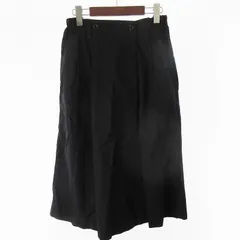 マーガレットハウエル MHL. ファインコットン ポプリンスカート 595-9132507 紺 ネイビー 1 ボトムス