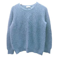 ◇ NEWYORKER ラメニット クルーネック カジュアル シンプル 長袖 セーター サイズ15 ネイビー レディース E  【1304120030251】