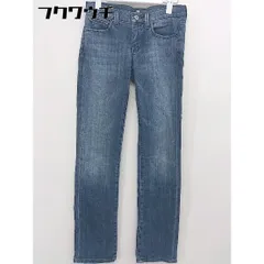 ◇ 7For All Mankind ウォッシュ加工 デニム ジーンズ パンツ サイズ12 ネイビー レディース  【中古】 【1108030003295】