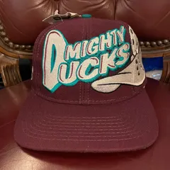 90s　ヴィンテージ　マイティーダックスキャップ　アイスホッケー　NHL NHL MIGHTY DUCKS マイティダックス マイティーダックス 90s