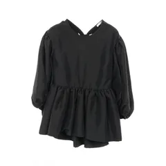 CECILIE BAHNSEN - Cecilie Bahnsen / セシリーバンセン | ギャザー カシュクール ボリューム ブラウス トップス | M/L | ブラック | レディース Cecilie Bahnsen(セシリー バンセン) ボリュームスカート 92-05