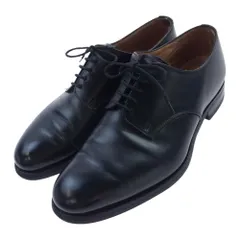 Alfred Sargent アルフレッドサージェント ドレスシューズ 4525 60 レザー ポストマン プレーントゥ ダービー シューズ ブラック系 8.5インチ【中古】のサムネイル