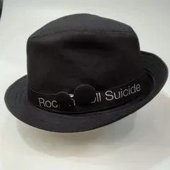 【ＣＡ４ＬＡ】ロックンロール スーサイド ウールハット 黒 メンズ